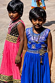 The great Chola temples of Tamil Nadu - The Sri Ranganatha Temple of Srirangam. Pilgrims visiting the temple. 